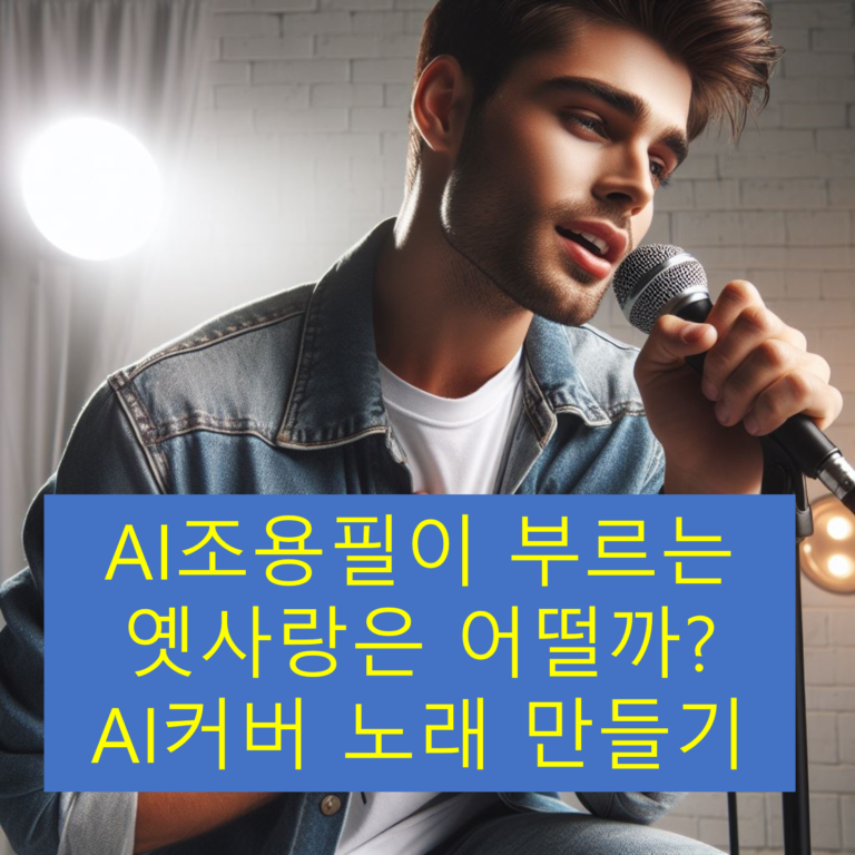AI커버 음악 만들기