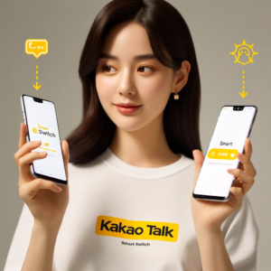 갤럭시 스카트폰 카카오톡