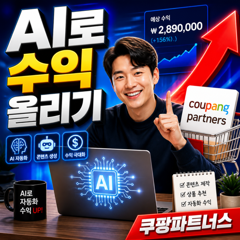 챗GPT로 쿠팡파트너스 수익